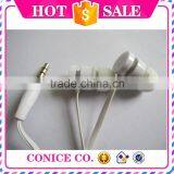 Fancy Quality White Flat Cable Earbuds Magic Sound Stereo In-ear Earphone With Mic thumbnail-2