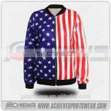 2017 Grade One Satin Baseball Jacket, Sport Baseball Jersey thumbnail-3