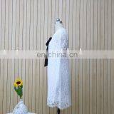 The New Lady's Long-sleeve Elegant Lace Dress thumbnail-2