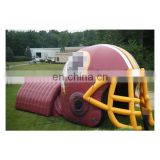 high quality inflatable football helmet tunnel for outdoor