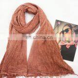 2016 Hotselling Cheap and Fine Plain Multi-color Viscose Long Scarves thumbnail-1