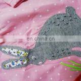 EASTER DAY BUNNY Girls Clothing Set PINK DOT SHIRT & FLORAL PANTS 2PCS SET thumbnail-4