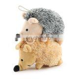 Stuffed Grey and Yellow Toy Puppy Stocked Wholesale Pet Dog Toy Plush Hedgehog thumbnail-2