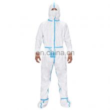 Microporous Film Laminate Liquid and Particle Protection Disposable Coverall