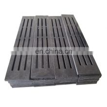 UHMWPE Paper machine plastic suction box cover/ Excellent chemical resistance PE suction box cover/ hard plastic sheet