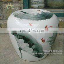 High Temperature Chinese Ceramic Apple Shaped Garden Stool Seat thumbnail-1