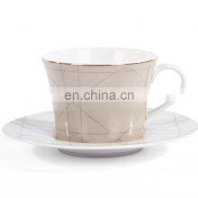 Nordic Modern Simple Geometric Pink Porcelain Ceramic Coffee Mug Tea Cup Dinner Plate For Top-table Ware thumbnail-4