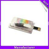 Besting Selling Credit Card Usb of 1gb 2gb 4gb 8gb 16gb 32gb 64gb Capacity and Free Shipping