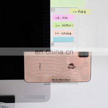 Acrylic Transparent Computer Display Memo Holder Message Board for Sticky Note for Monitor thumbnail-5