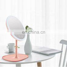 Hot Sale 90 Degree Rotate Stainless Steel Frame Round Makeup Mirror LED Mirror thumbnail-1