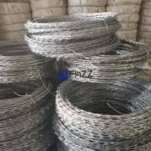 High Security Steel Blade Wire 450mm BTO-22 Galvanized Blade Wire Concertina Razor Barbed Wire thumbnail-3