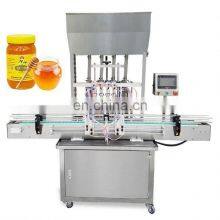 Semi-Automatic High Viscosity Peanut Butter Lotion Cream Jam Bottle Piston Pump Honey Thick Liquid Paste Filling Machine