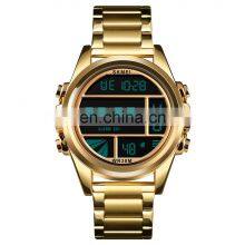 Nordic style hot selling brand Skmei 1448 luxury japanese movement stainless steel bulk digital sport wristwatch