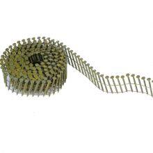 1 1 4 Yellow Iron Metal Screw Wire Coil Roofing Nail for Wooden Pallet thumbnail-1