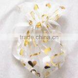 Red Organza Bag With Drawsting and 1C Printing for Gift Package thumbnail-5