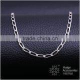 2015 Funky Chains Rhodium Plated Brass Chain Beautiful Ellipse Necklace thumbnail-1