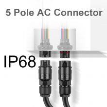 Solar Inverter AC Connector 5P NSPV Brand IP68 Waterproof Rated Current Max 65A (10sqmm) thumbnail-1
