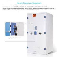 Heavy Duty 45 Gal Polypropylene Corrosive Cabinet WGOE3 | Leak-Proof 1650mm Height Safety Storage | Best for Industrial Chemical Plants|Serving German thumbnail-5