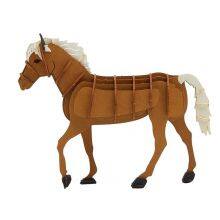 DIY Puzzle Game Paper Craft Cardboard Model Kit Manufacturer 3D Horse Puzzle Toys for Kids Unisex See Store Revi thumbnail-1