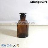 140ml Amber Bottle Small Frost Mouth With Glass Cap Reagent Bottle thumbnail-2