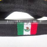 Custom Blank Snapback Cap With Leather Brim thumbnail-2