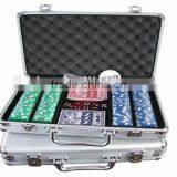 200 Pcs Premium Casino Custom Poker Chip Set Aluminum Case