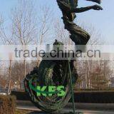 Bronze Road Roundabout Put Abstract City Sculpture thumbnail-1