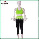 Women's Athletic Performance Loose Form Fit Racer Back Fitness Top & Bottom