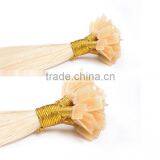 Flat Tip Hair Extensions Wholesale Hair Nail Tips 100% Human Virgin Hair thumbnail-4