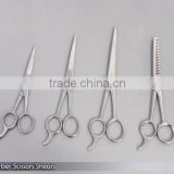 4 PCS BARBER HAIR CUTTING SCISSORS VARIETY PACK ICE TEMPERED STAINLESS STEEL/ Beauty instruments manicure and pedicure