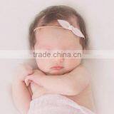 Hot-sales Children Small Bow Headband Girl Elastic Headband Toddler Fabric Bow Headband Wh-1784 thumbnail-2