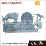 Metal Wire Folding Kitchen Dish Rack thumbnail-1