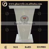 WHITE COLOR lectern, podium acrylic podium, high quality acrylic platform