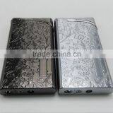 Silver Metal Lighters Laser Cigarette Case Thin Lighter thumbnail-2