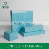Whole Sky Blue Paper Jewelry Set Box Packaging