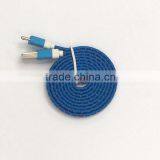 Colorful Micro Braided Usb Data Cable for v8 Usb Charging Flat Micro Usb Cable for Samsung thumbnail-3