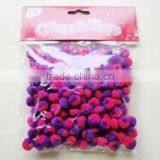 Two-tone Pom Poms/craft Pom Poms/pom Poms Party thumbnail-1