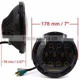 7inch 75W Round LED Headlight 6000LM Hi/Low Beam Head Light With Bulb DRL for Jeep Wrangler TJ LJ JK CJ-7 CJ-8 Scrambler Harley thumbnail-2