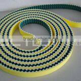 PU Timing Belt Coated With Yellow Sponge/Foam