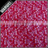 Golden Design African Wedding Lace Mix Color Red and White Latest Fashion Guipure Lace 1339