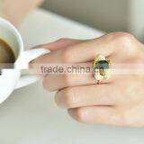 High Luster 8-9mm Black Pearl Ring Designs for Wholesale thumbnail-2