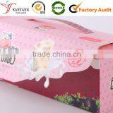 Custom Food Packaging Box Colorful Paper Pastry Box Full Printed Cake Box With Handle thumbnail-3