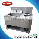 bread making wrapping powder table