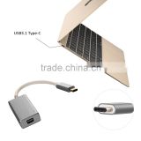 USB C type male to mini displayport female adapter