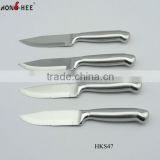 Hollow Handle 4 Pcs Stainless Steel Steak Knife Set