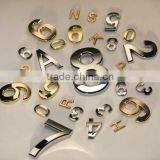 Simulated Metal Letters