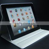 stand style smart cover for apple ipad 4 leather case