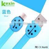 High Quality TPE Flat USB Multi Charger Data Cable, High Speed Sync Data Micro USB Cable thumbnail-5