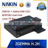 Genuine Zgemma H.2H Dvb-s2+dvb-t2/c Receiver Linux tv Box thumbnail-6