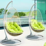 PE rattan Egg Chair - Poly rattan hanging chair -Swing chair outdoor furniture